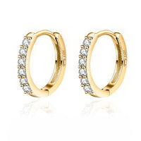 Stylish Zirconia Earrings - Mila-Gold-State of Style