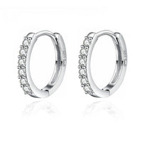 Stylish Zirconia Earrings - Mila-Silver-State of Style