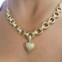 Stylish Zirconia Jewellery Set - Elisette-Gold-State of Style