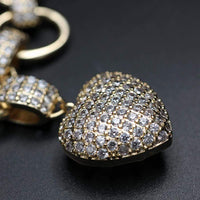 Stylish Zirconia Jewellery Set - Elisette-Gold-State of Style