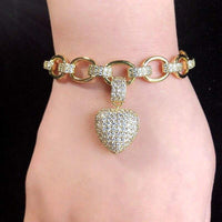 Stylish Zirconia Jewellery Set - Elisette-Gold-State of Style