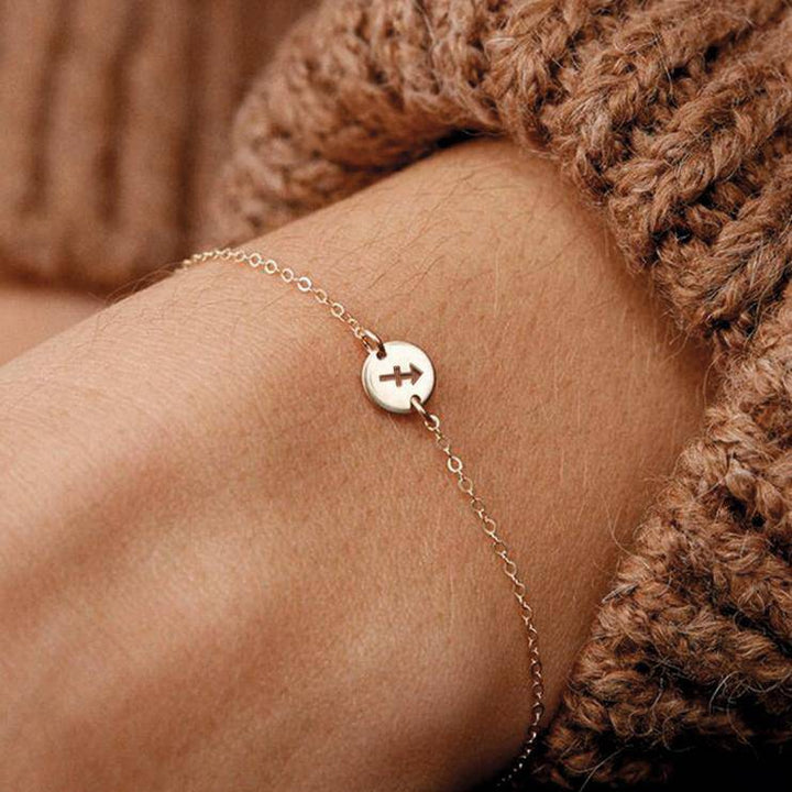 Stylish Zodiac Bracelet – Lyra-Gold-Aquarius-State of Style