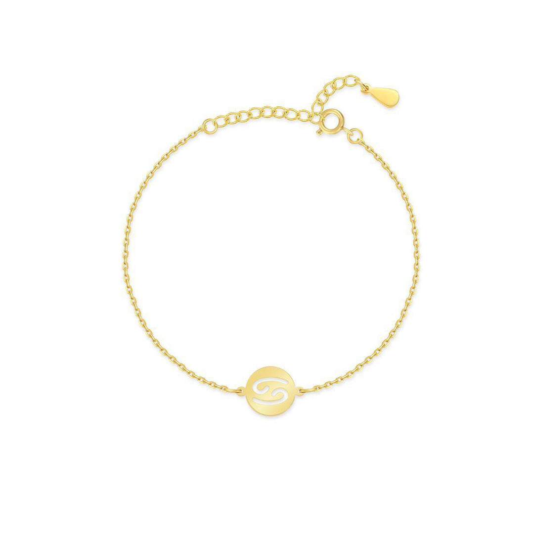 Stylish Zodiac Bracelet – Lyra-Gold-Cancer-State of Style