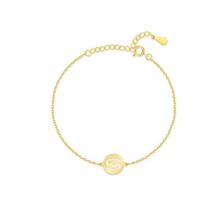 Stylish Zodiac Bracelet – Lyra-Gold-Cancer-State of Style