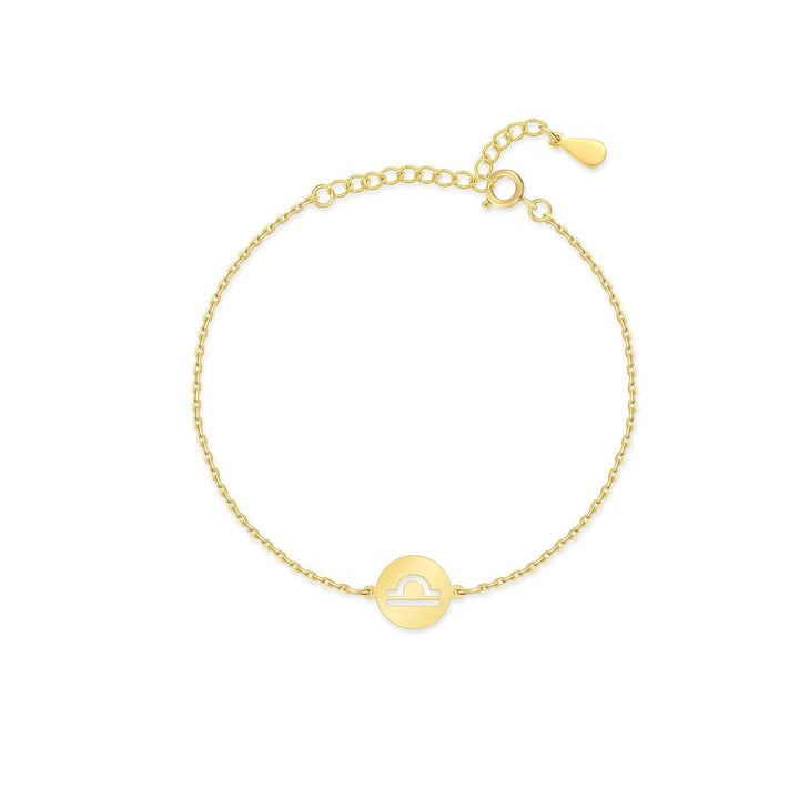Stylish Zodiac Bracelet – Lyra-Gold-Libra-State of Style