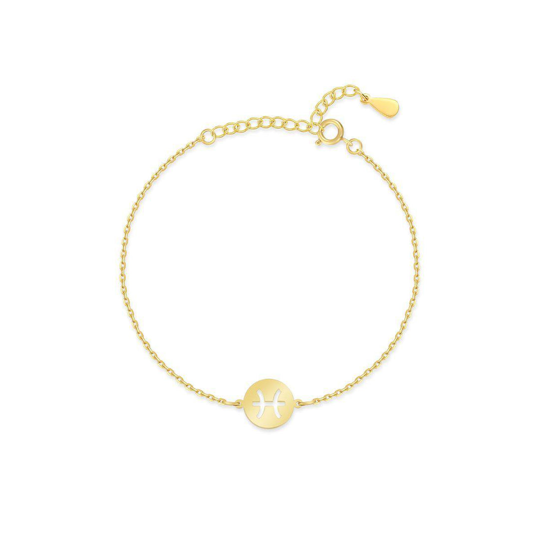 Stylish Zodiac Bracelet – Lyra-Gold-Pisces-State of Style