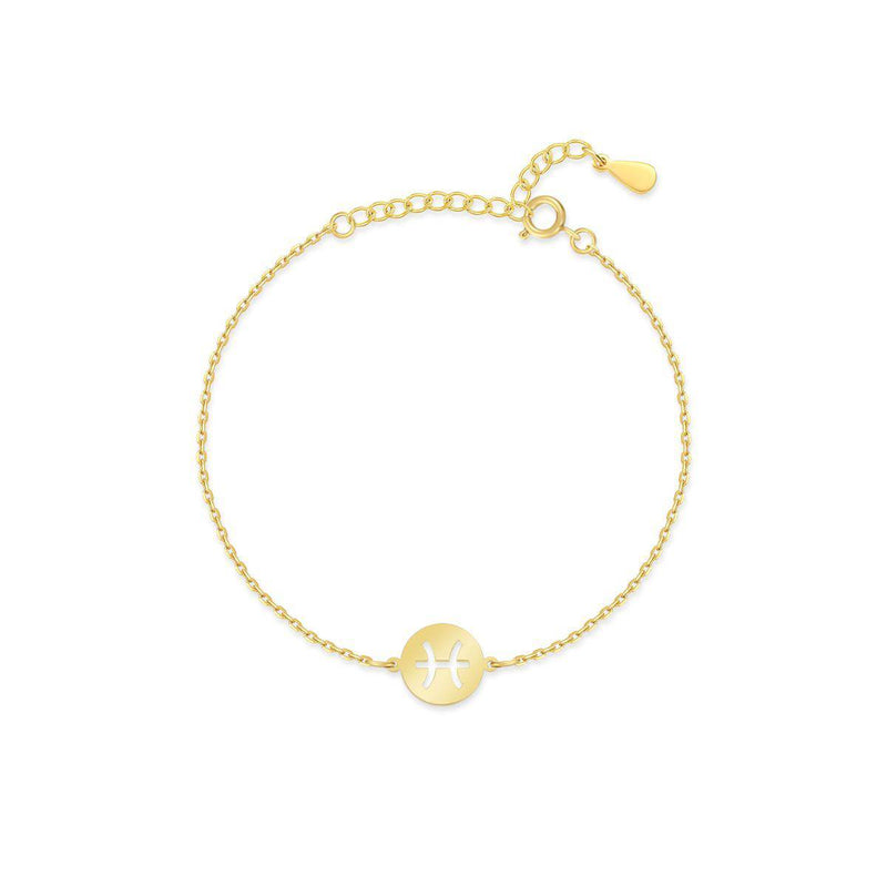 Stylish Zodiac Bracelet – Lyra-Gold-Pisces-State of Style