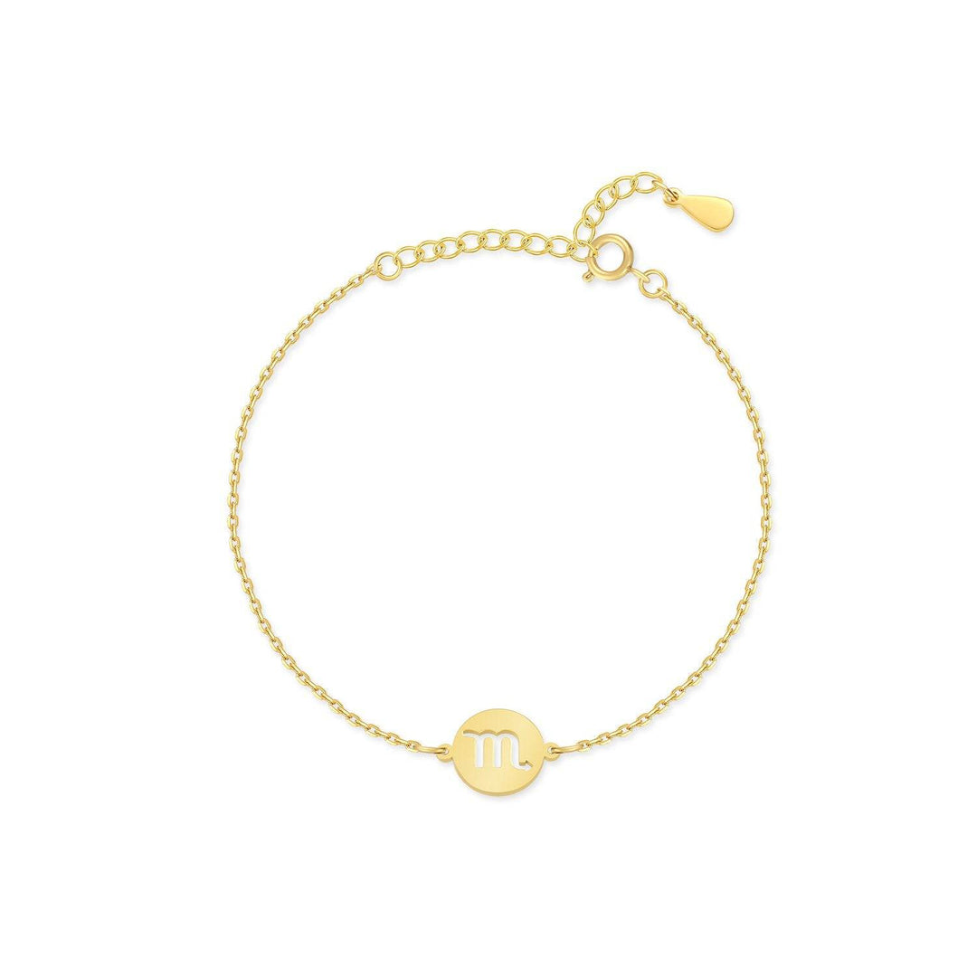 Stylish Zodiac Bracelet – Lyra-Gold-Scorpio-State of Style