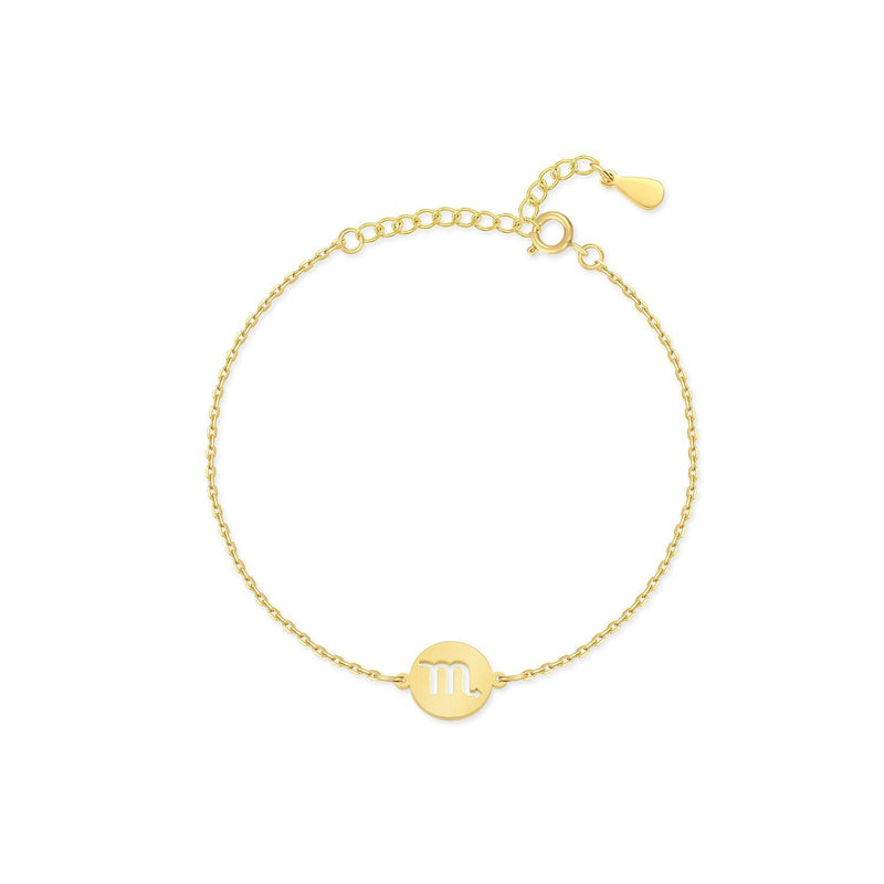 Stylish Zodiac Bracelet – Lyra-Gold-Scorpio-State of Style