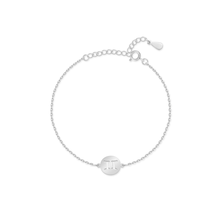 Stylish Zodiac Bracelet – Lyra-Silver-Gemini-State of Style