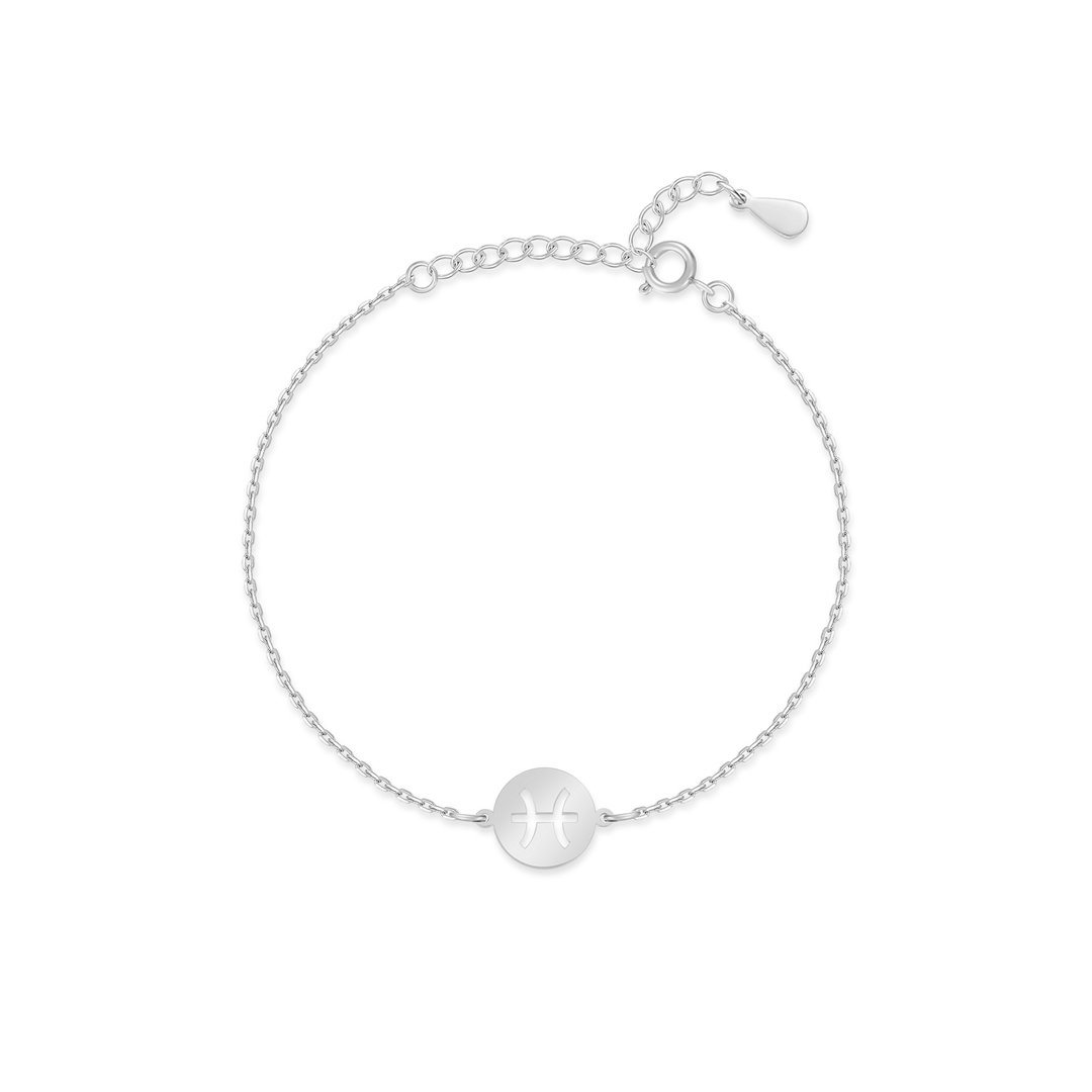 Stylish Zodiac Bracelet – Lyra-Silver-Pisces-State of Style