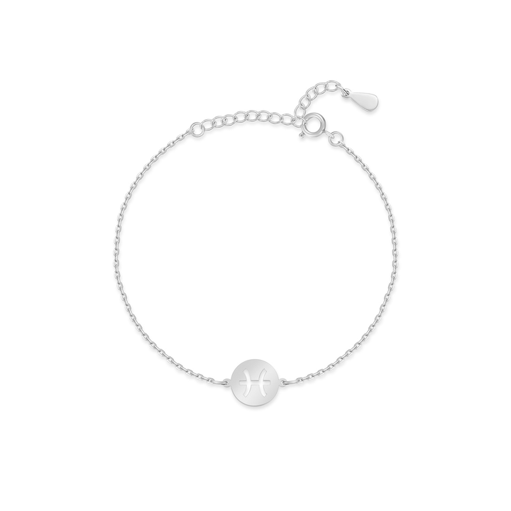 Stylish Zodiac Bracelet – Lyra-Silver-Pisces-State of Style