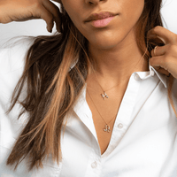 Stylish Zodiac Necklace - Celestia-Gold-Aquarius-State of Style