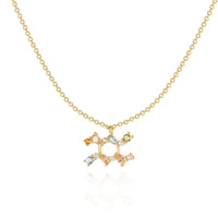 Stylish Zodiac Necklace - Celestia-Gold-Aquarius-State of Style