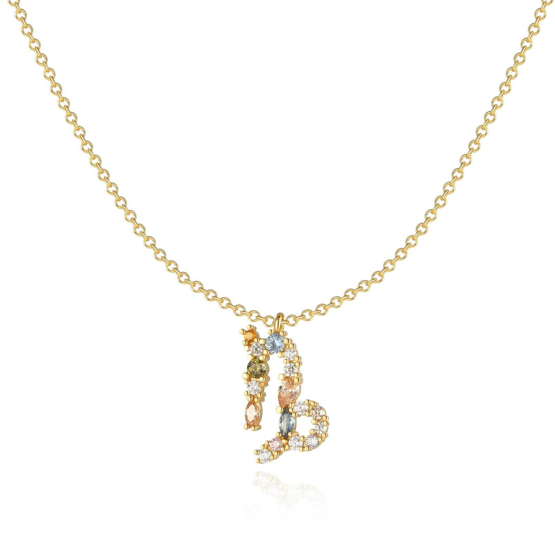 Stylish Zodiac Necklace - Celestia-Gold-Capricorn-State of Style