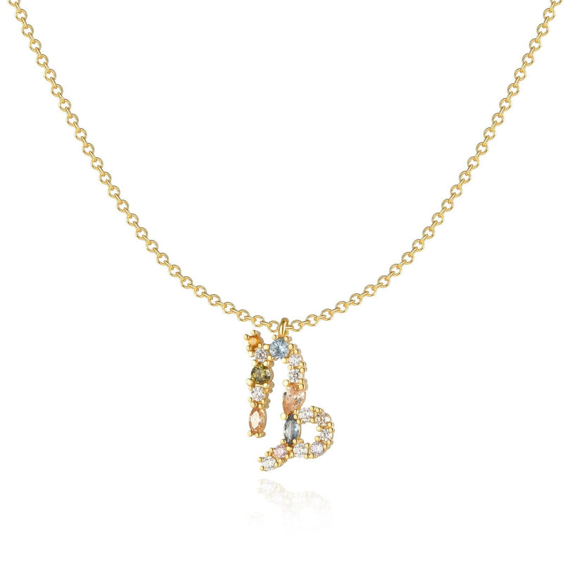 Stylish Zodiac Necklace - Celestia-Gold-Capricorn-State of Style