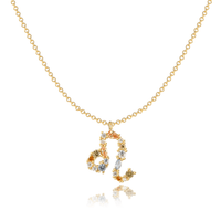 Stylish Zodiac Necklace - Celestia-Gold-Leo-State of Style
