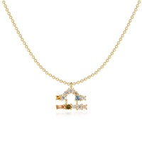 Stylish Zodiac Necklace - Celestia-Gold-Libra-State of Style