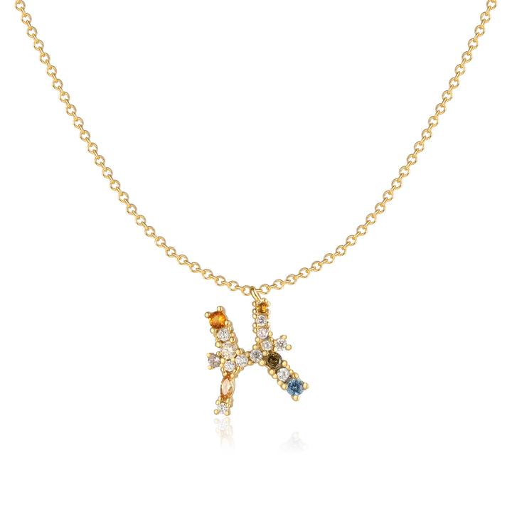 Stylish Zodiac Necklace - Celestia-Gold-Pisces-State of Style