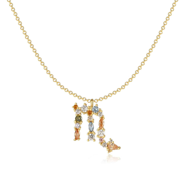 Stylish Zodiac Necklace - Celestia-Gold-Scorpio-State of Style