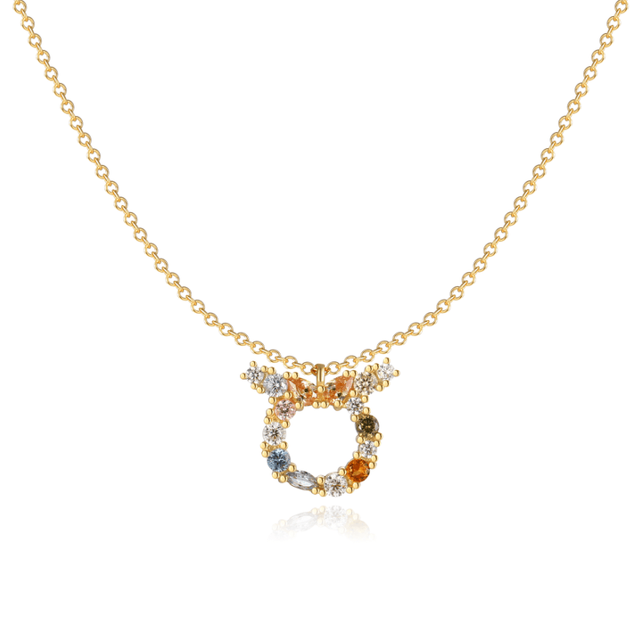 Stylish Zodiac Necklace - Celestia-Gold-Taurus-State of Style