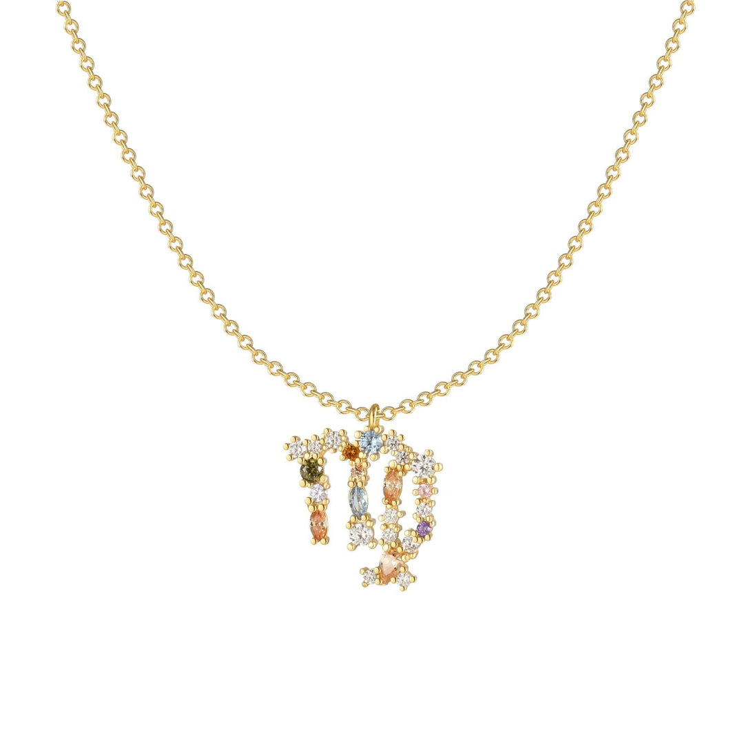 Stylish Zodiac Necklace - Celestia-Gold-Virgo-State of Style
