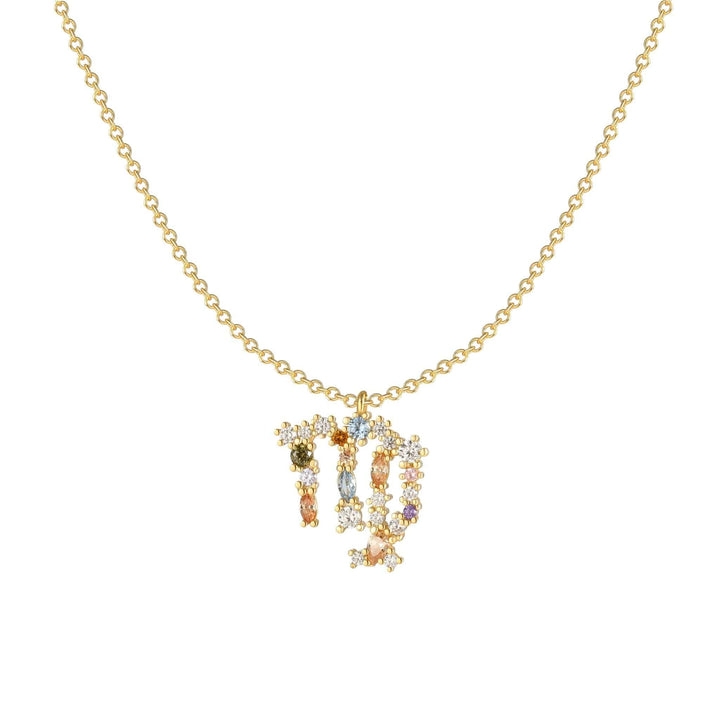 Stylish Zodiac Necklace - Celestia-Gold-Virgo-State of Style