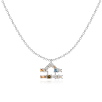 Stylish Zodiac Necklace - Celestia-Silver-Libra-State of Style