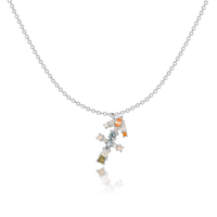 Stylish Zodiac Necklace - Celestia-Silver-Sagittarius-State of Style