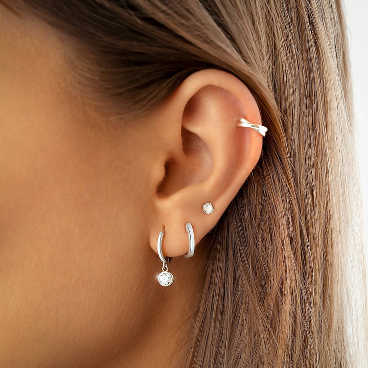 Subtle Stylish Earrings – Nova-Silver-State of Style