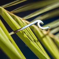 Subtle Waves Bracelet for Women - Mira-Silver-State of Style