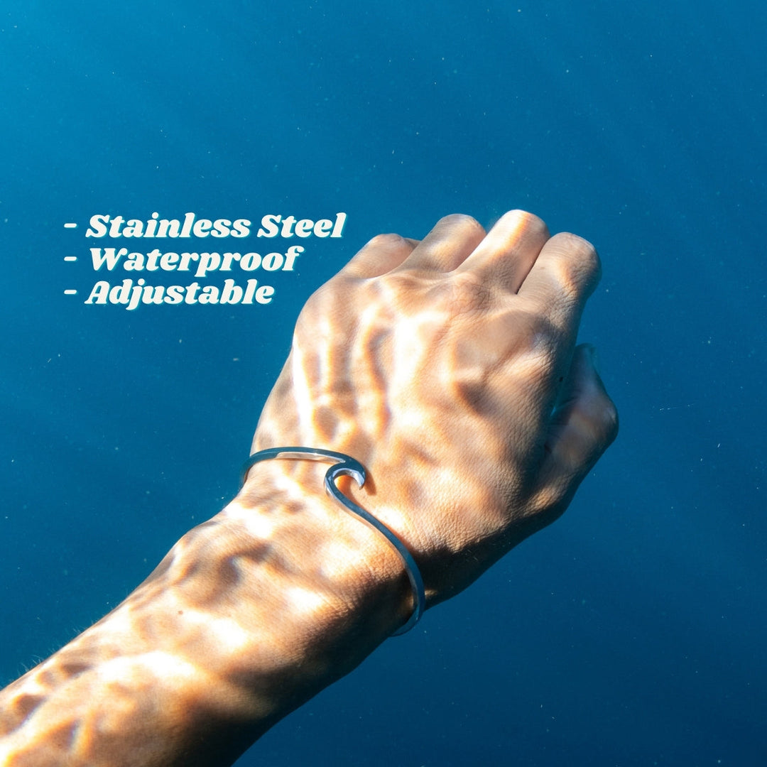 Subtle Waves Bracelet for Women - Mira-Silver-State of Style