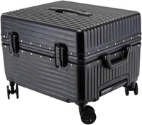 Hard Shell Carry-On Suitcase with Wide Handle and Aluminium Frame