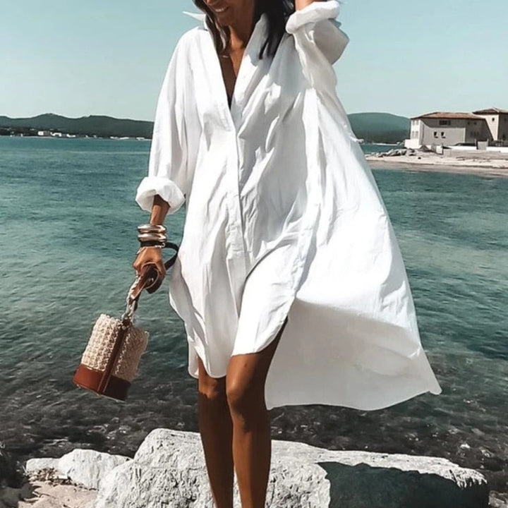 Summer Dress - Evi-White-S-State of Style