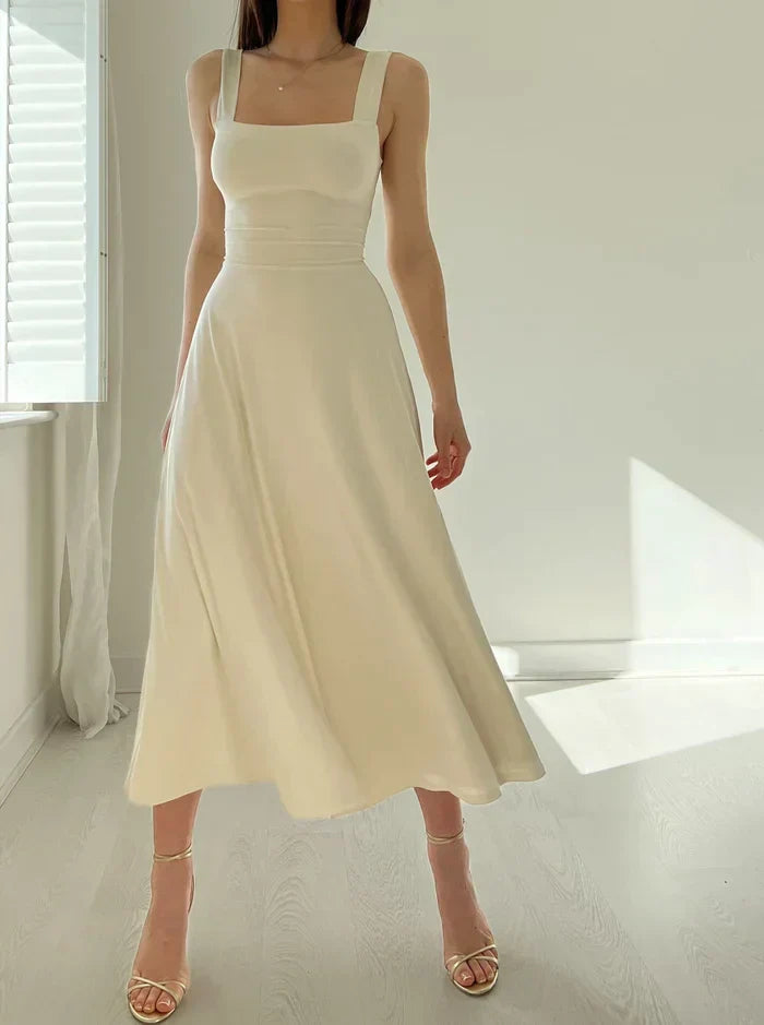 Summer dress – Florentine-White-XS-State of Style