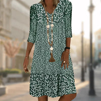 Summer Dress Inspired by Solar Energy – Soleil-Green-M-State of Style