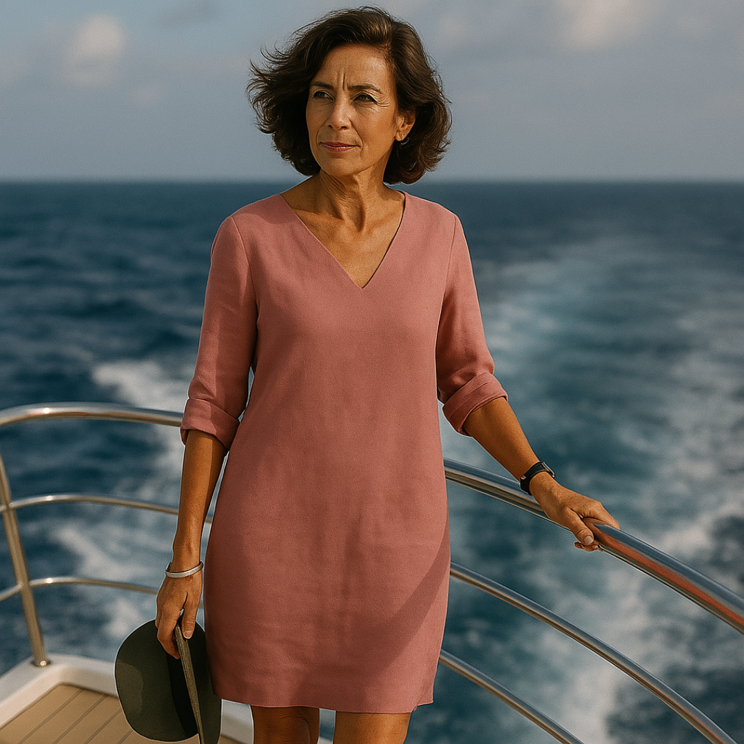 Summer Dress with Unique Look - Mila-Pink-S-State of Style