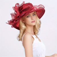 Summer Hat with Breathable Sunshade and Wide Brim - Alara-Pink-State of Style