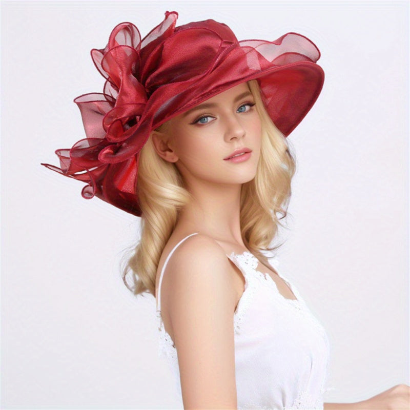 Summer Hat with Breathable Sunshade and Wide Brim - Alara-Pink-State of Style