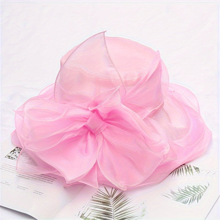 Summer Hat with Breathable Sunshade and Wide Brim - Alara-Pink-State of Style