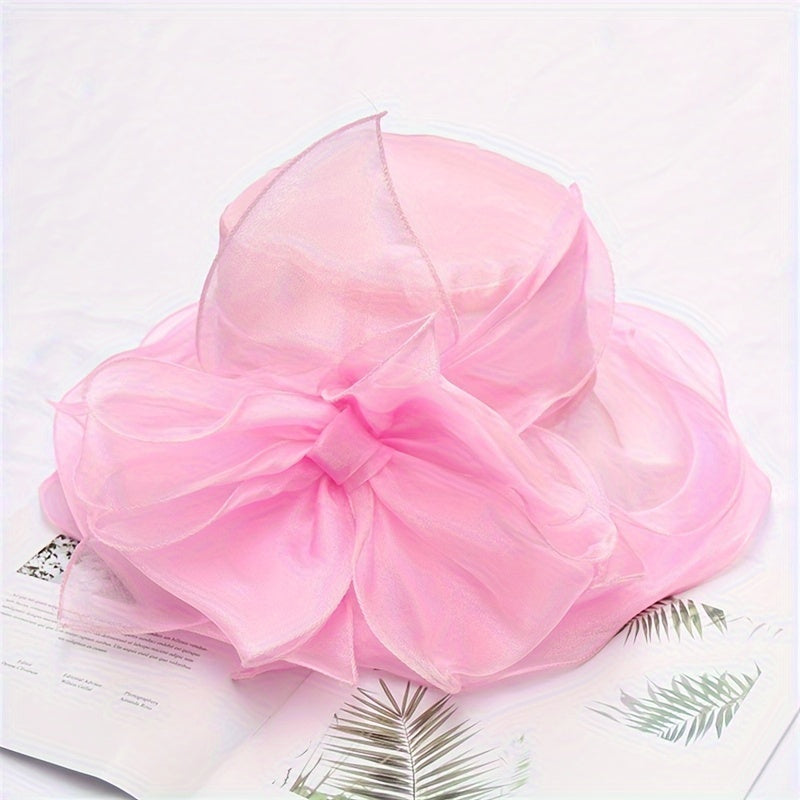Summer Hat with Breathable Sunshade and Wide Brim - Alara-Pink-State of Style