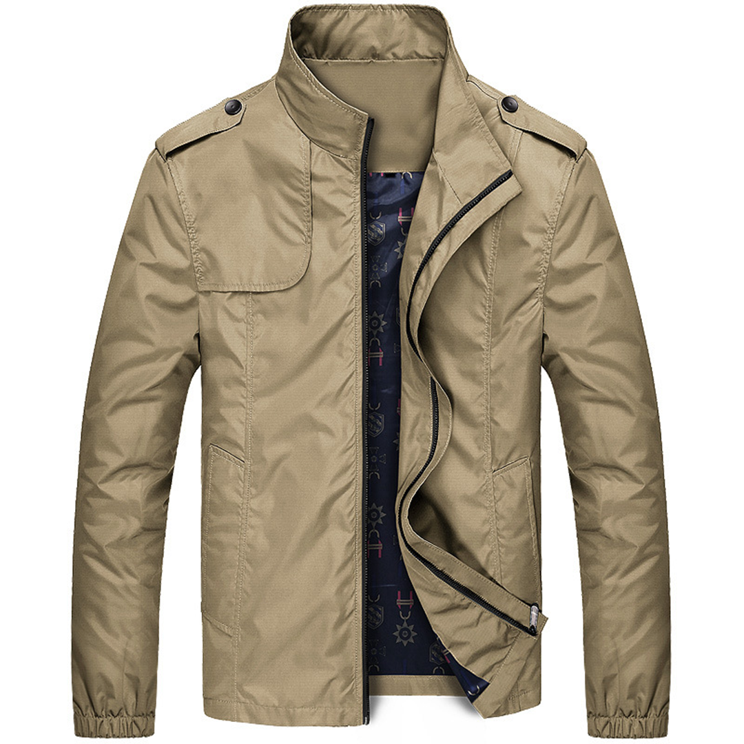 Summer jacket for men – Matteo-Khaki-S-State of Style
