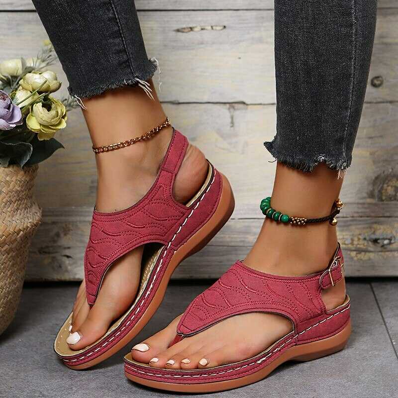 Summer Ladies Sandals - SunStyle-Red-3.0-State of Style