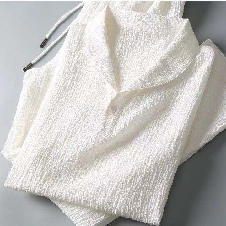 Summer Linen Set for Men - Arion-White-S-State of Style