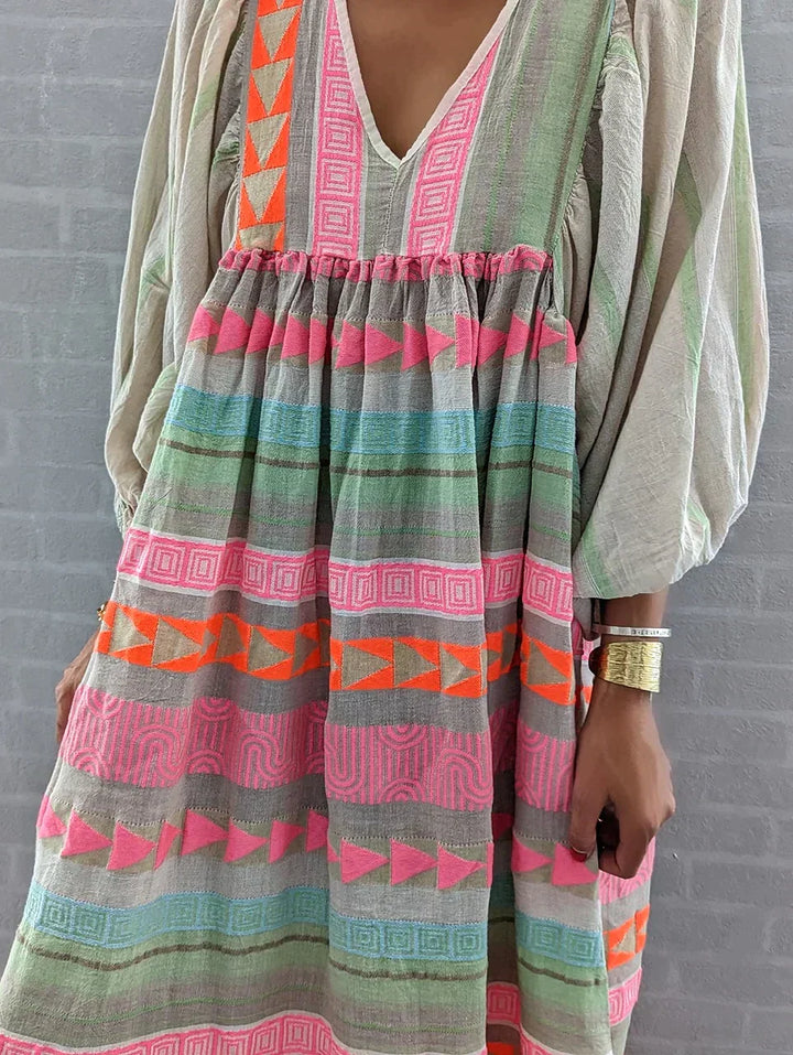 Summer maxi dress with gradient – Solenne-S-State of Style