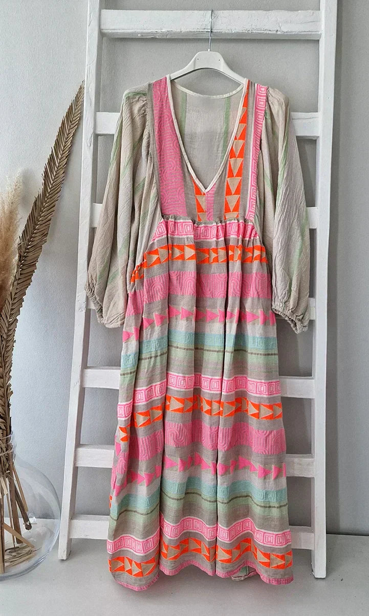 Summer maxi dress with gradient – Solenne-S-State of Style