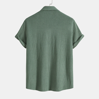 Summer Men's Lounge Set with Waffle Structure – Lenn-Beige-S-State of Style