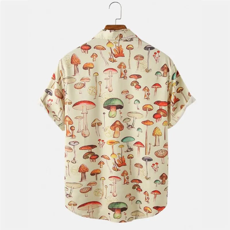 Summer Men's Shirt with Cartoon Print – Oscar-S-State of Style