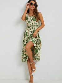 Summer Midi Dress with Floral Print – Fenna-XS-State of Style