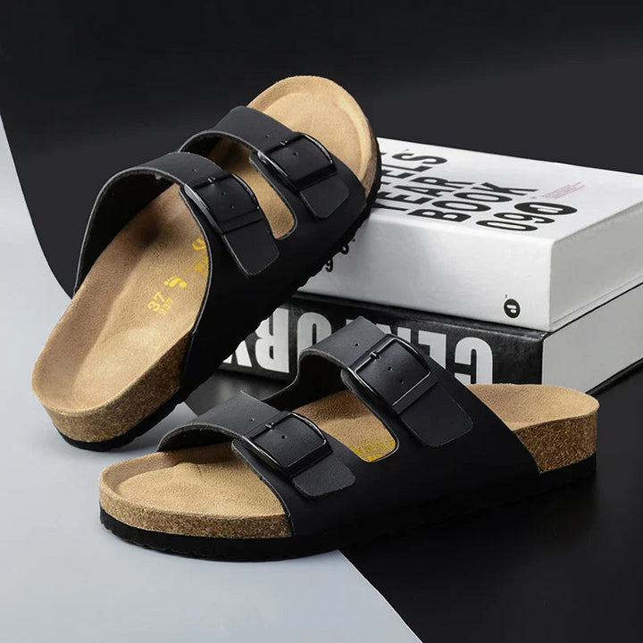 Summer sandals for Men - Solaro-Black-7-State of Style